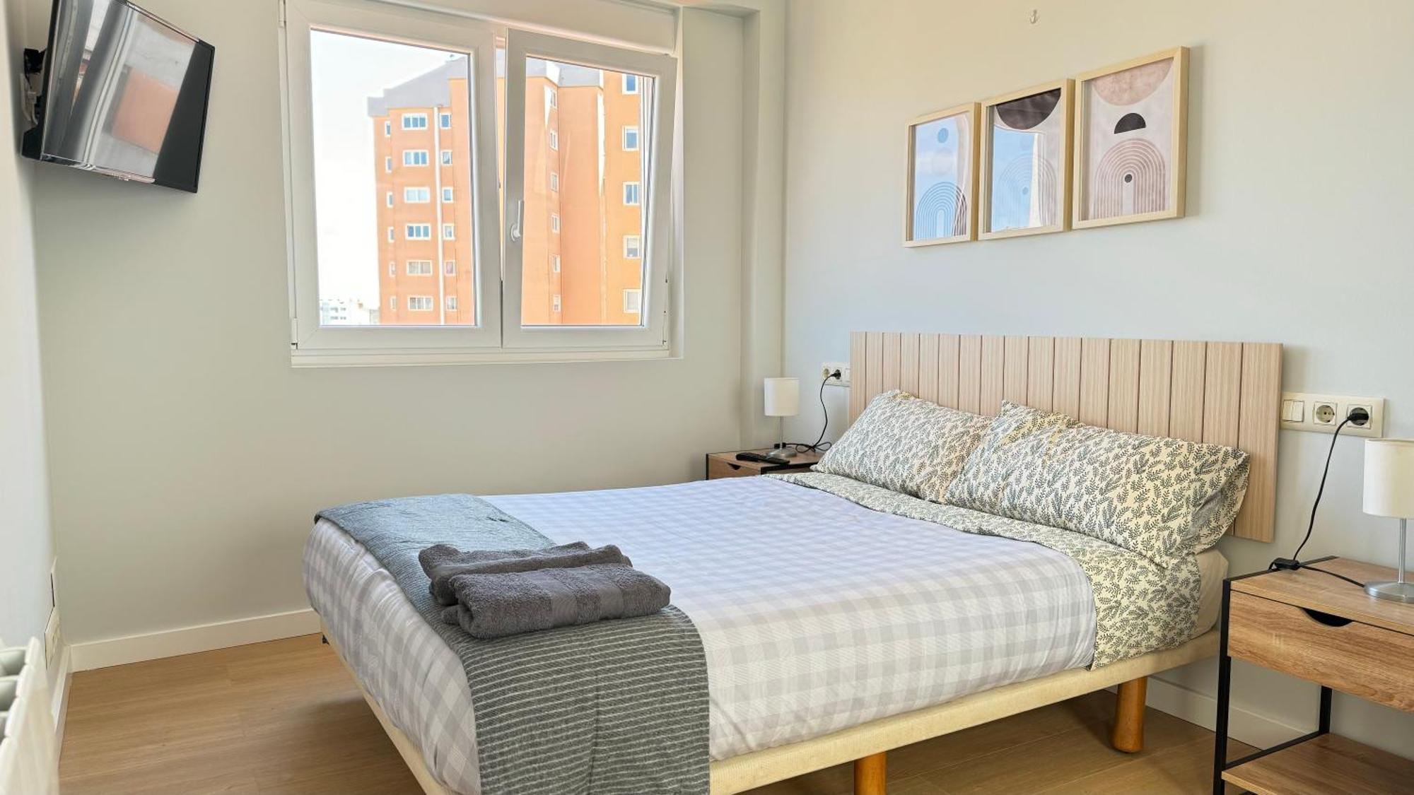 Acogedor Apartamento En Ronda Outeiro 210 ア・コルーニャ エクステリア 写真