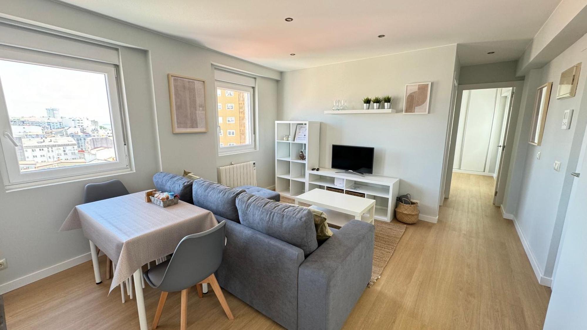 Acogedor Apartamento En Ronda Outeiro 210 ア・コルーニャ エクステリア 写真