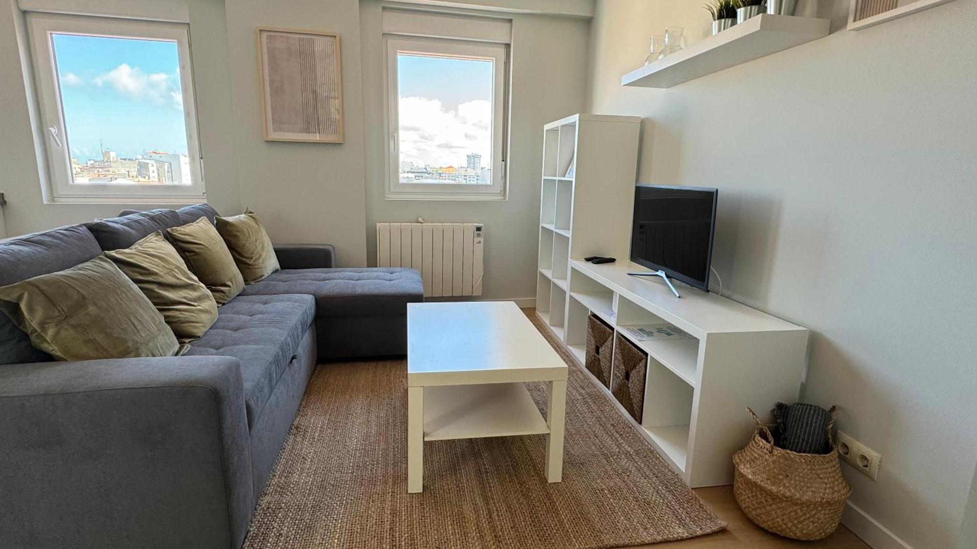 Acogedor Apartamento En Ronda Outeiro 210 ア・コルーニャ エクステリア 写真