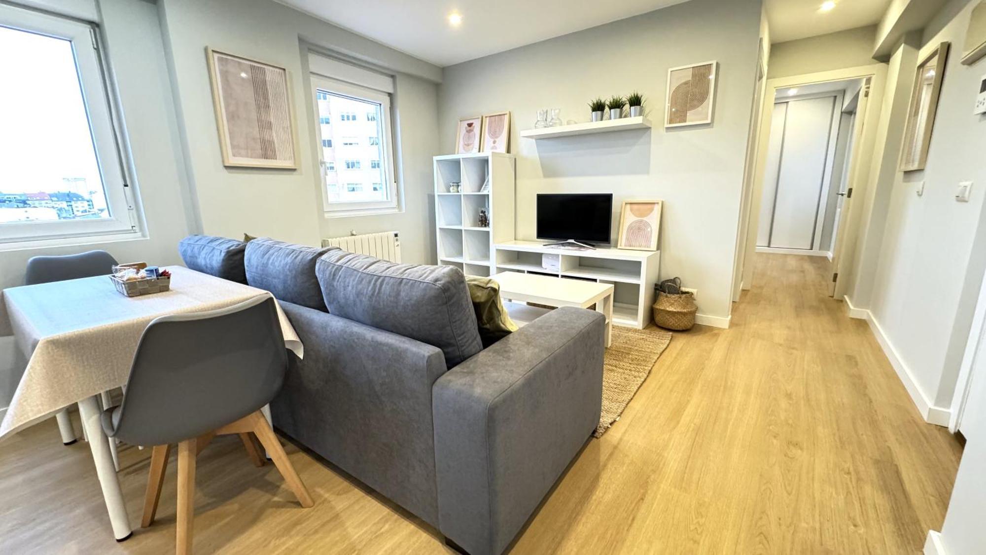 Acogedor Apartamento En Ronda Outeiro 210 ア・コルーニャ エクステリア 写真