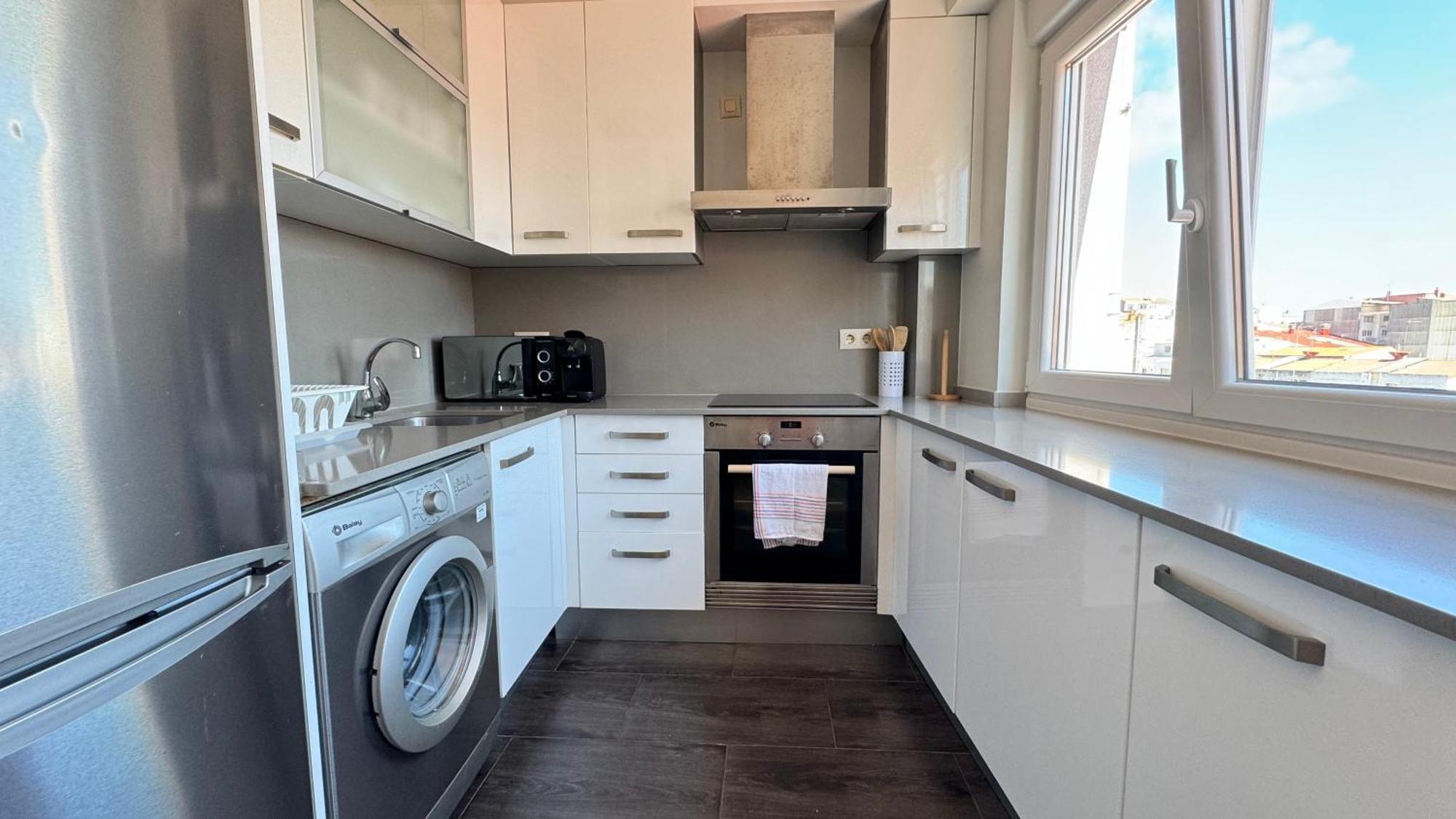 Acogedor Apartamento En Ronda Outeiro 210 ア・コルーニャ エクステリア 写真